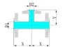 Reducing Tee dan Cross Berlapis Kaca